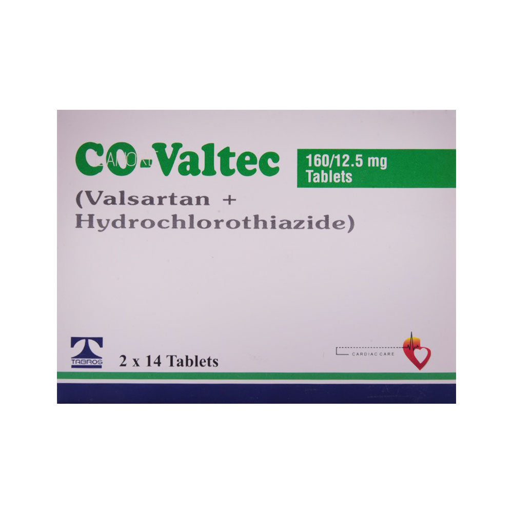 CO VALTEC 160/12.5MG TAB